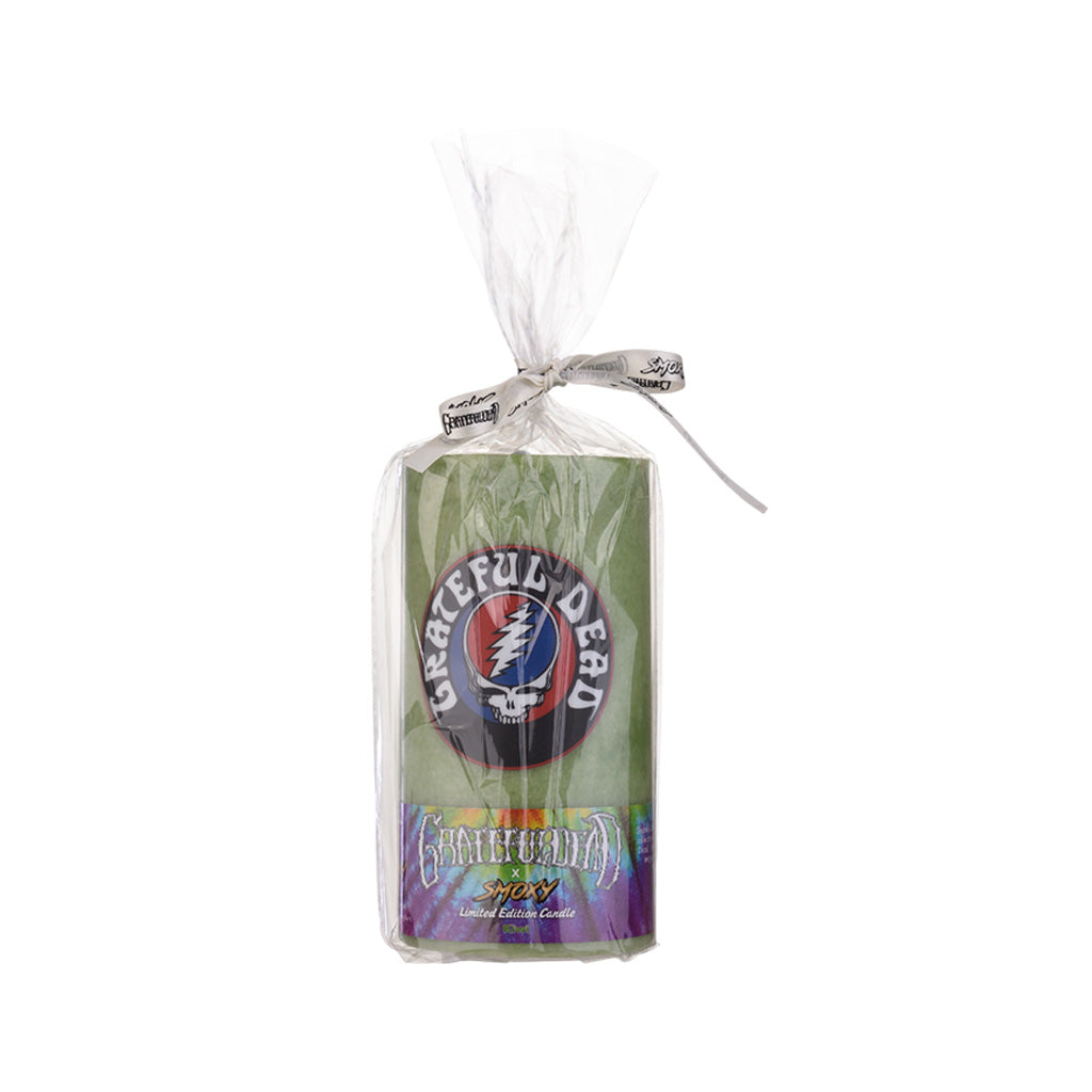 Kiwi Grateful Dead 24oz Candle – limited edition odor eliminating candle from Smoky x Honeybee Herb