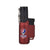 Grateful Dead Agni Metal Mini Torch Red – refillable butane lighter with skull design and chain cap