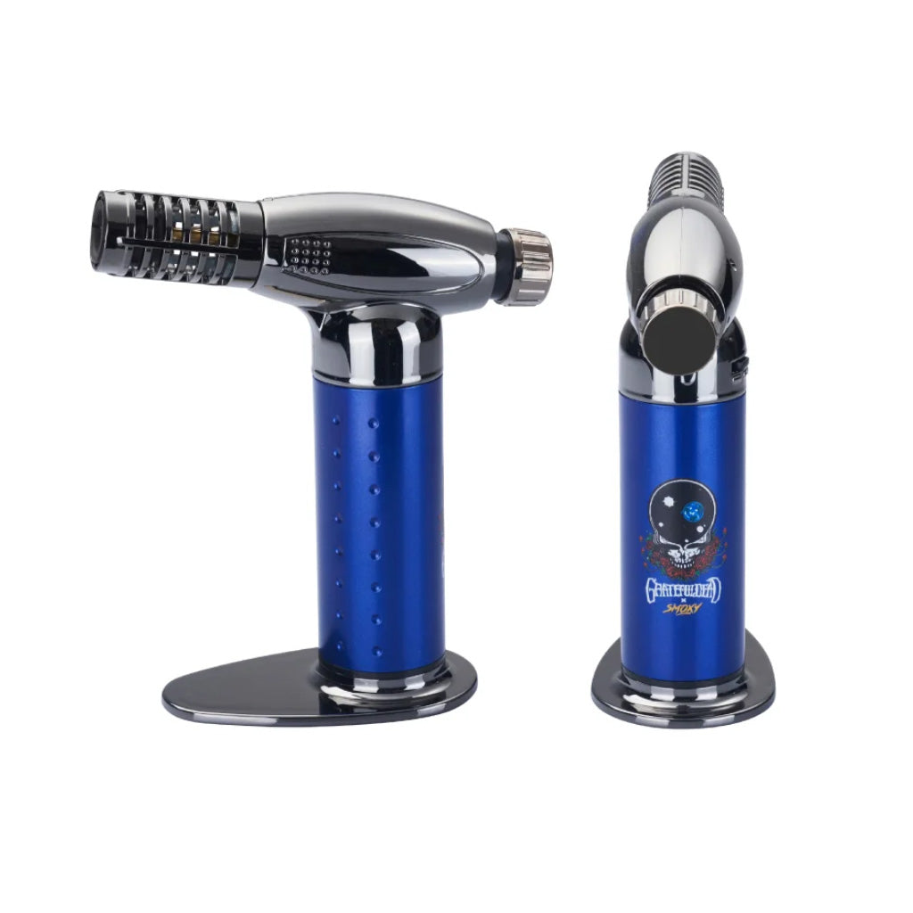  Grateful Dead Torch Deluxe Blue Edition premium butane torch lighter 