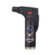 Grateful Dead Classix Torch Black – refillable butane lighter with skull and rose artwork by Smoky x Honeybee Herb