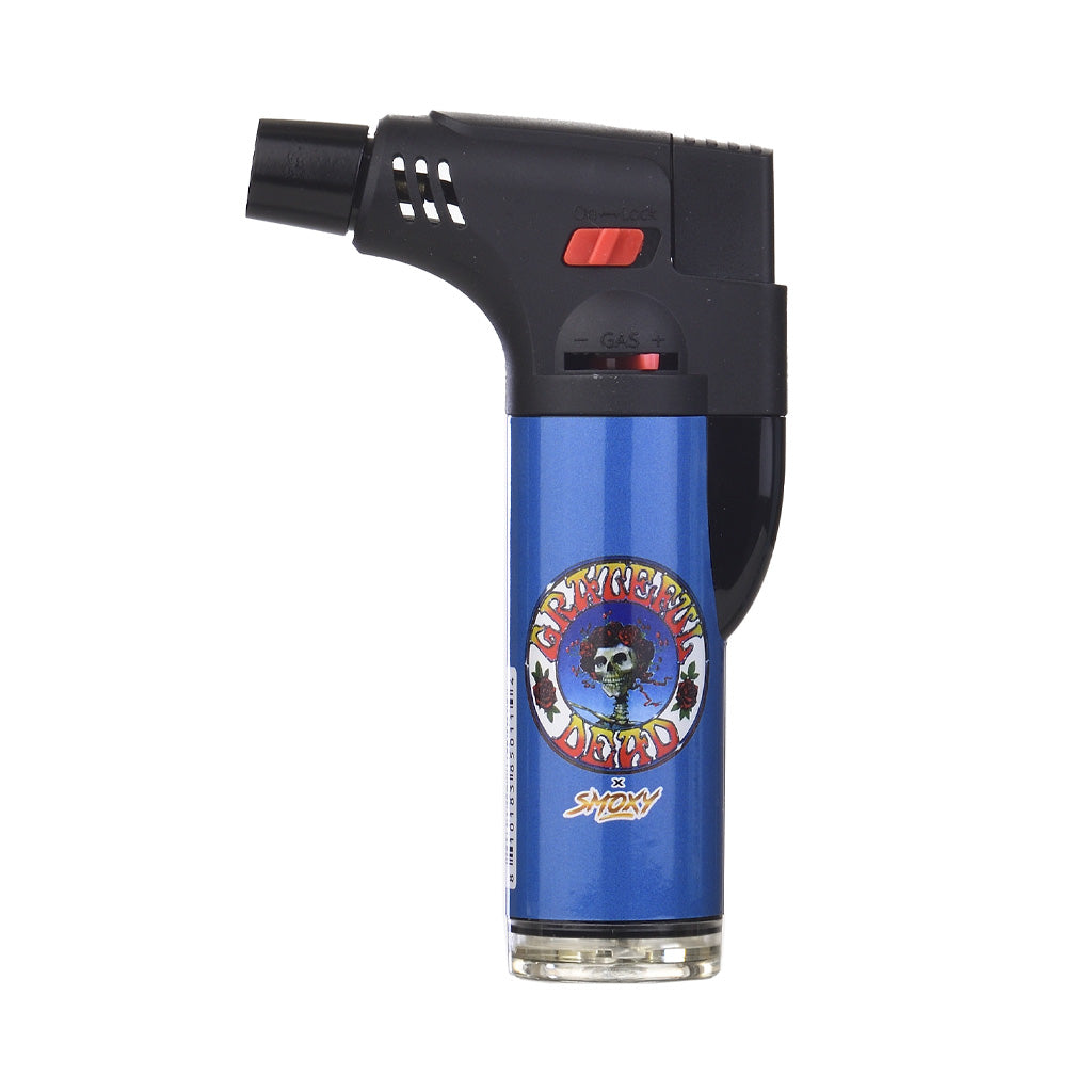 Grateful Dead Classix Torch Blue – collectible butane torch lighter with Grateful Dead design and adjustable flame