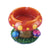 Red Grateful Dead Mushroom Ashtray – colorful resin ashtray with mushroom details from Honeybee Herb