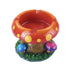 Red Grateful Dead Mushroom Ashtray – colorful resin ashtray with mushroom details from Honeybee Herb