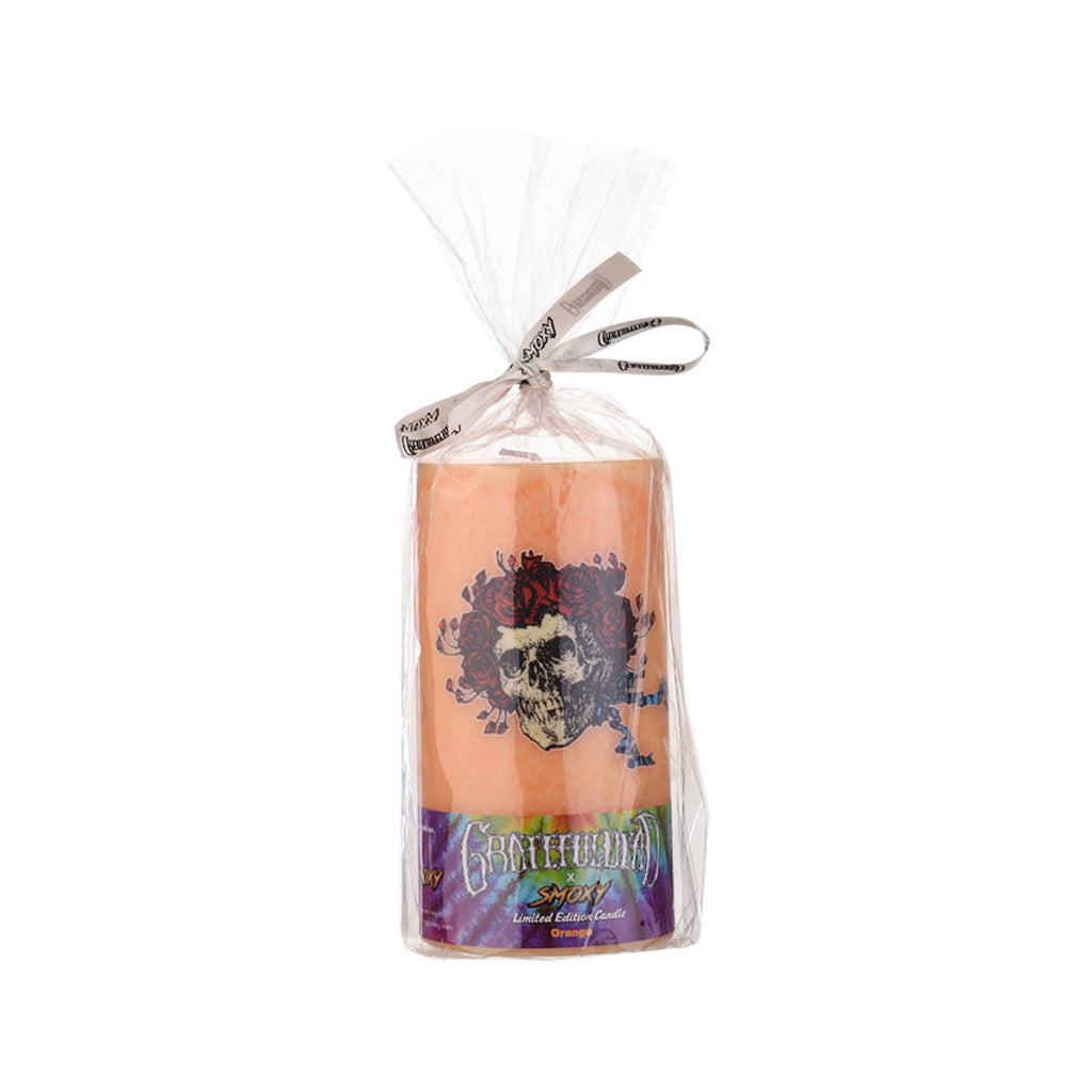 Grateful Dead Orange Candle – 24oz odor control candle ideal for removing smoke and strong odors