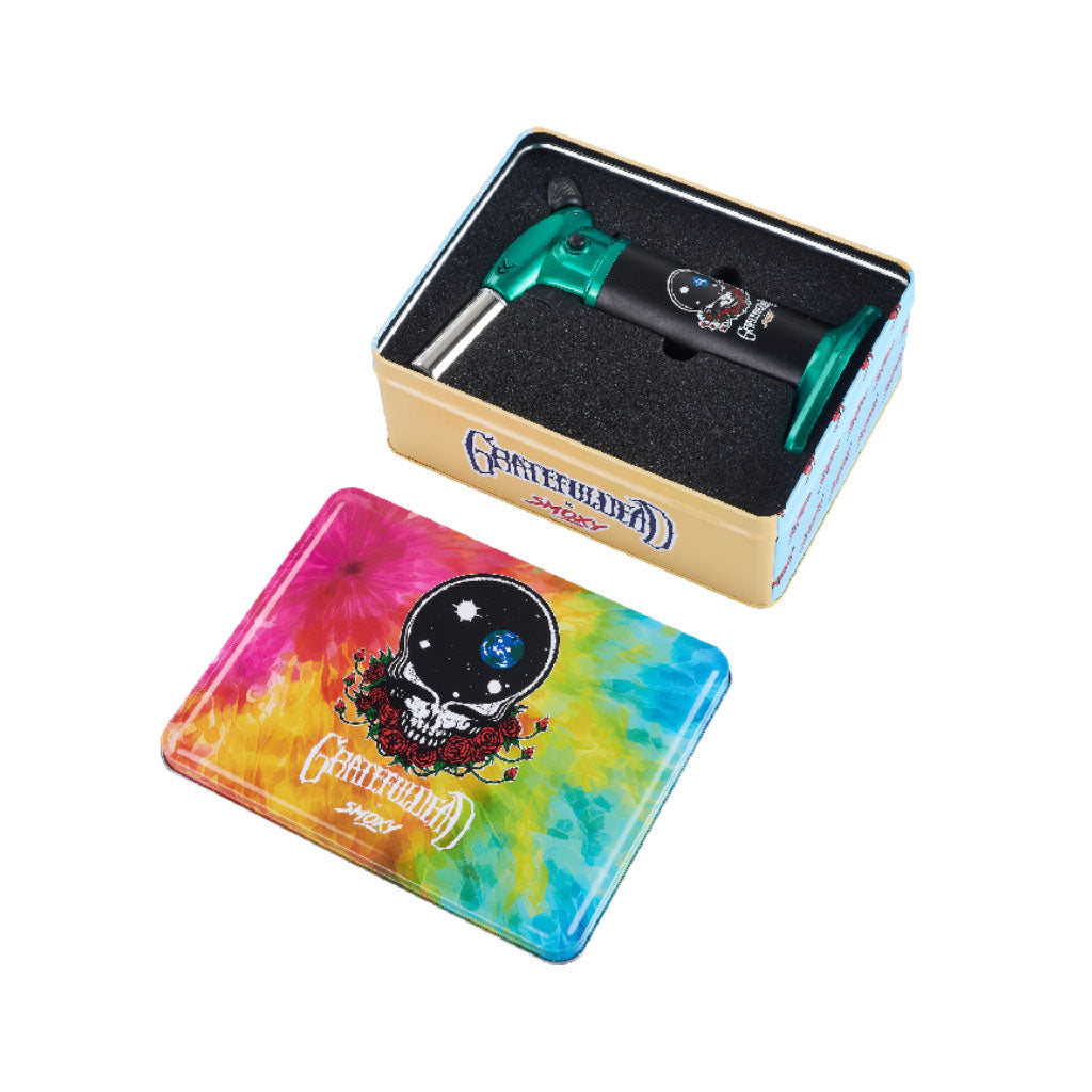  Grateful Dead Vulcan Torch Green Edition in colorful collector’s box