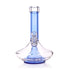 GRAV Fission Downstem Perc Small Wide Base Bong In Blue Glass With 14MM Joint