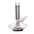 GRAV Fission Downstem Perc Small Wide Base Bong In Smoke Glass With 14MM Joint