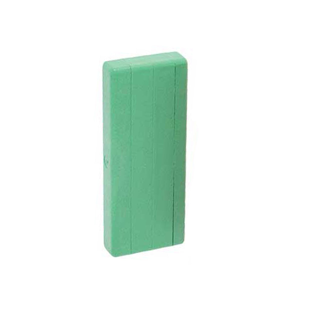 Green eco-friendly 3-cone holder plastic case for secure pre-roll storage