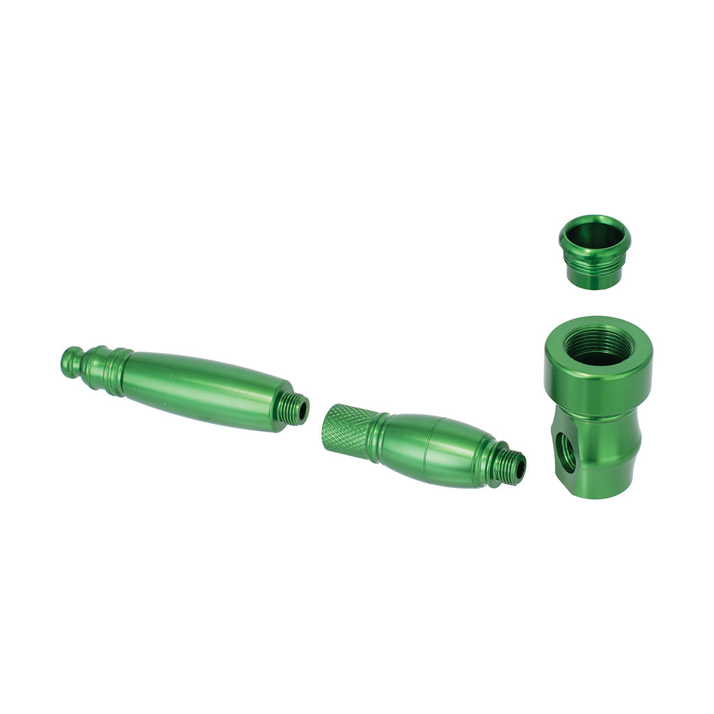 Honeybee Herb green aluminium hand pipe, premium smoking accessory