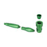 Honeybee Herb green aluminium hand pipe, premium smoking accessory