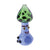 Shop Green Blue Smiley Mushroom spoon pipe – portable, easy hits. In stock with fast delivery.