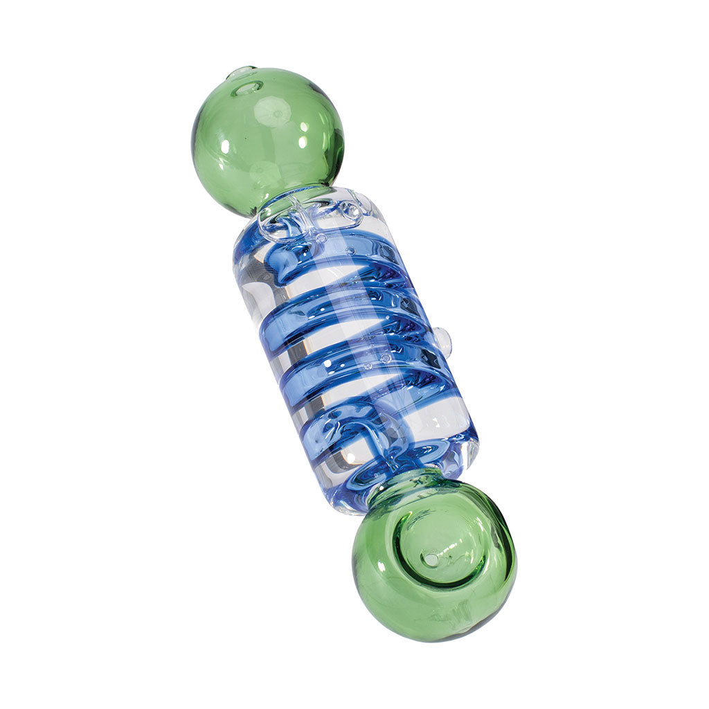 Order Green Coil Glycerin hand pipe—cool draws, sturdy glass, pocket size. Quick, discreet delivery.