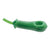 green eggplant glass hand pipe with curved stem and deep bowl, premium novelty pipe, shop at honeybee herb 