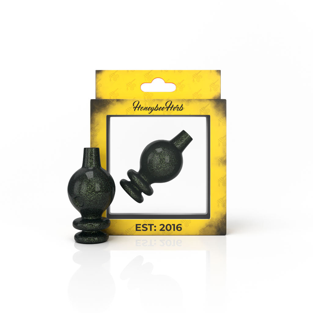 Honeybee Herb's Green Elite Galaxy Bubble Carb Cap Yellow Packaging View 
