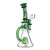 Green Glass Pyramid Perc Oil Dab Rig Recycler At Honeybee Herb