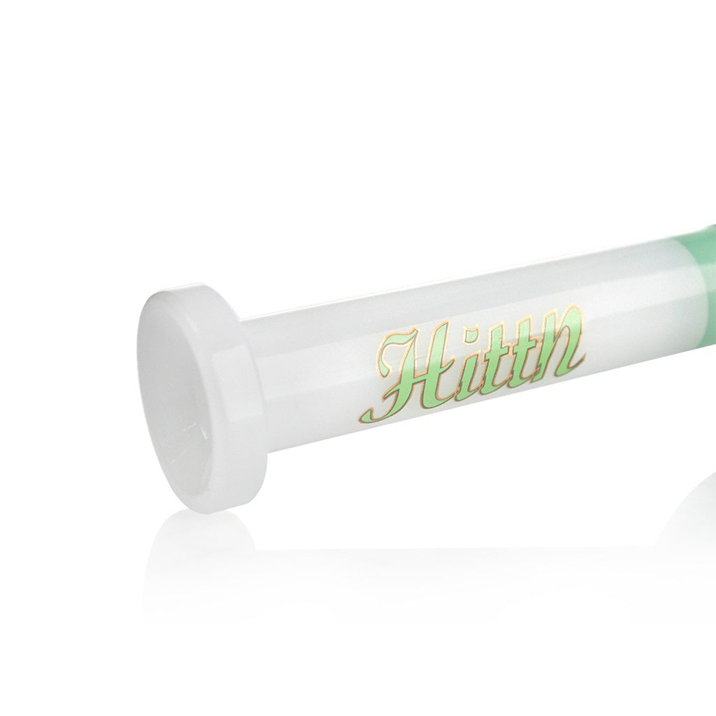 Shop green Hittn glass bubbler with six-arm tree perc for smooth hits