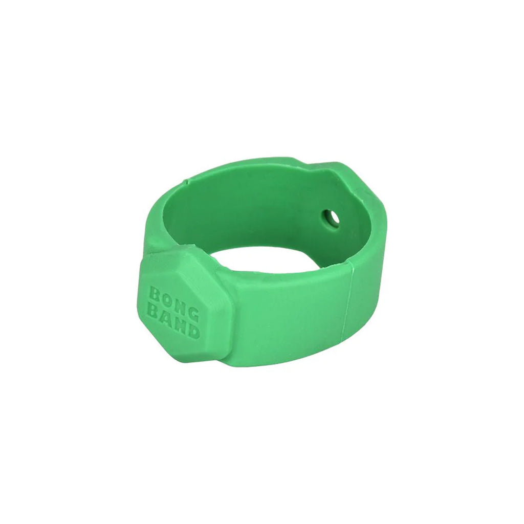 Green Small Magnetic Bong Bandz For Bongs Available At Honeybee Herb