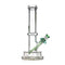 Green Phoenix Star 7mm Glass Tube 12inch Bong With Thick Base