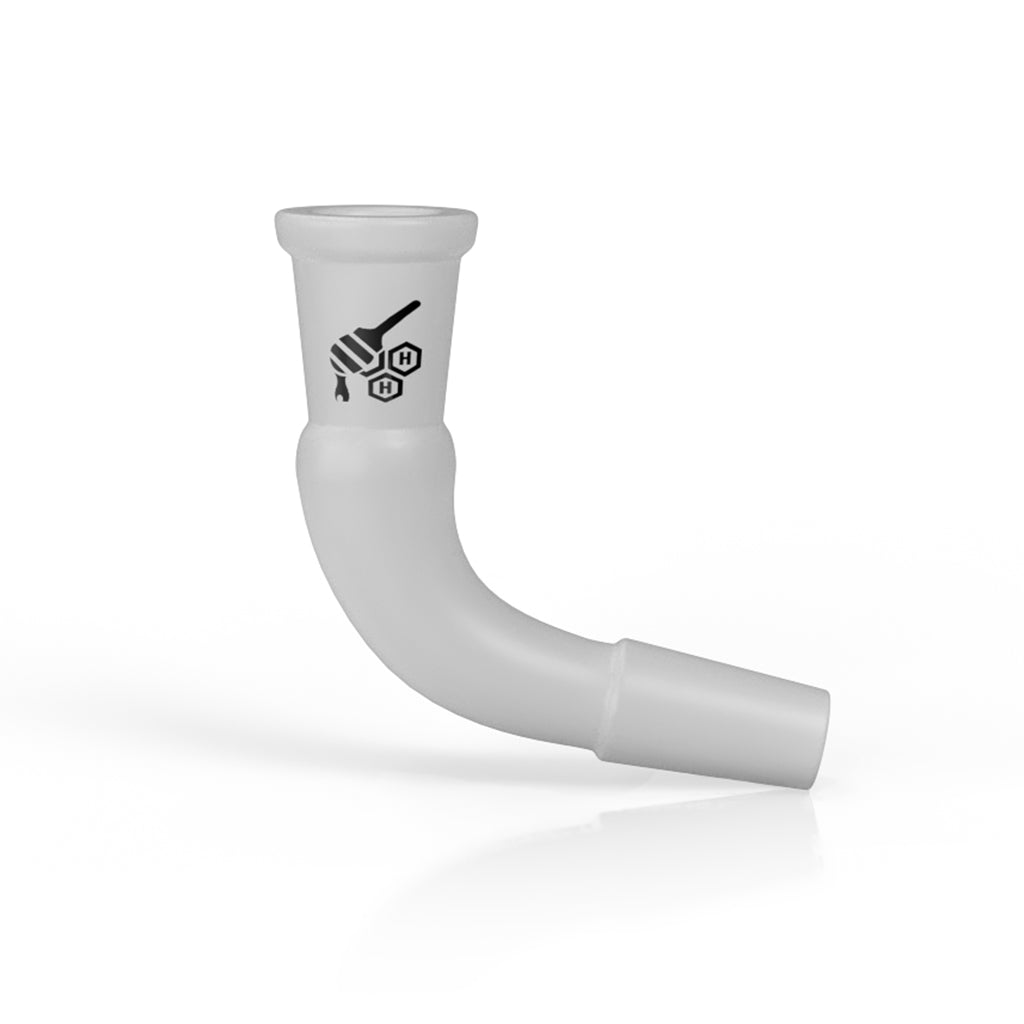 HBH 14 Male - 14 Female Glass Elbow Adapter Product View