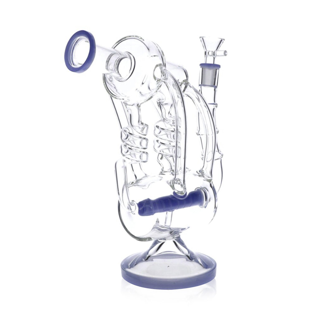 INLINE BARREL GANGSTER RECYCLER BONG