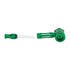 Green Hex Chamber aluminum glass pipe assembled for durable and stylish use
