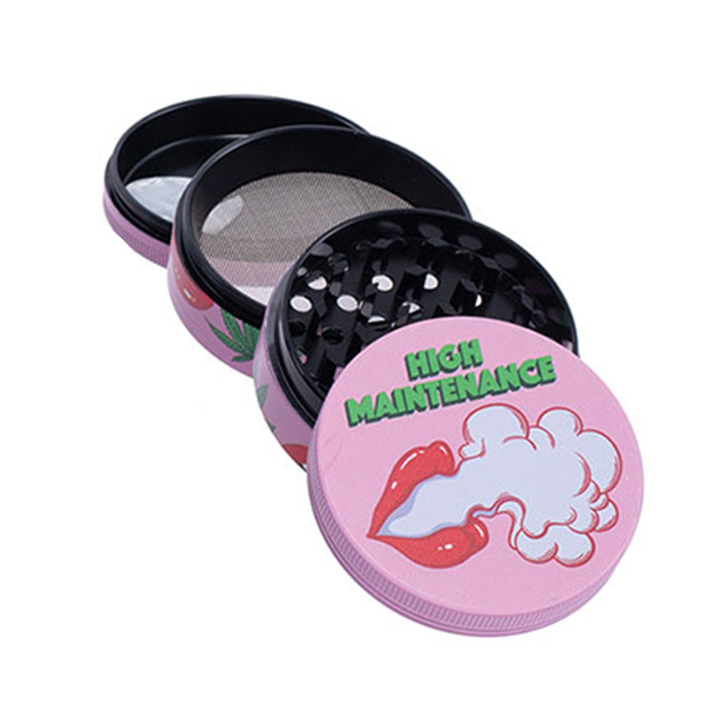  2.5-Inch High Maintenance Wacky Grinder 4-Parts View