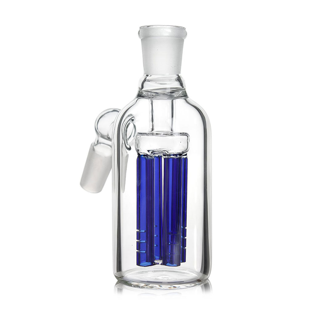Order Hittn 4 Arm Tree Perc Ash Catcher in blue from Honeybee Herb for powerful smoke filtration and smoother hits