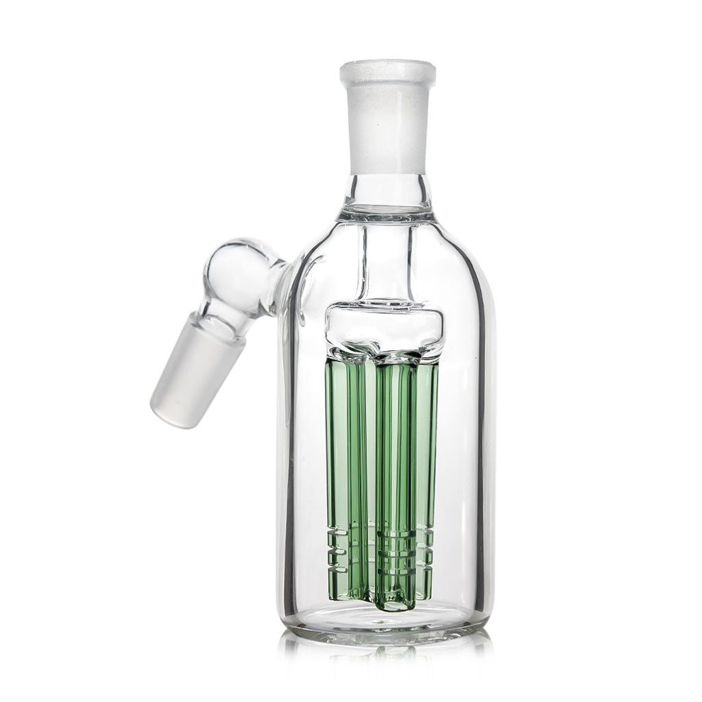 Buy Hittn 4 Arm Tree Perc Ash Catcher in green for smoother hits – available now at Honeybee Herb