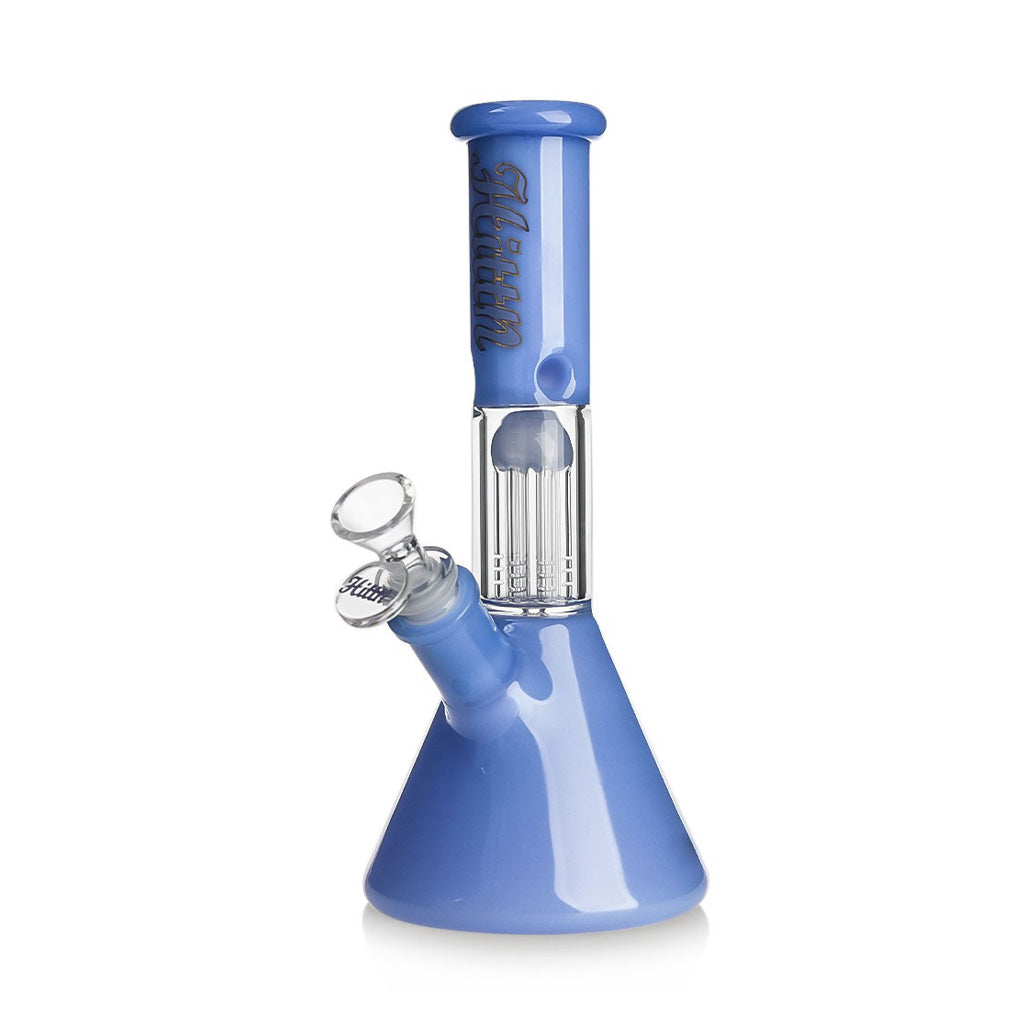 Shop blue Hittn 6-arm tree perc beaker bong at Honeybee Herb. In stock—order today.