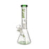 Shop green Hittn 6-Arm Tree Perc Beaker Bong with ice catcher at Honeybee Herb. In stock—order now. 