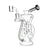 Hittn 6-Hole Swiss Perc Klein Recycler Dab Rig, black—buy online at Honeybee Herb.