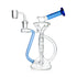 Hittn 6-Hole Swiss Perc Klein Recycler Dab Rig, blue—buy online at Honeybee Herb. 