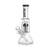 Hittn 8-Arm Tree Perc Beaker Bong in black with splash guard—available at Honeybee Herb. Add to cart now.