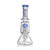 Shop blue Hittn 8-Arm Tree Perc Beaker Bong with splash guard at Honeybee Herb. In stock—order now. 