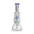 Shop blue Hittn 8-Arm Tree Perc Beaker Bong with splash guard at Honeybee Herb. In stock—order now. 