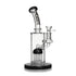 Black Hittn 8-Arm Tree Perc Bent Neck Bong, front view—buy online at Honeybee Herb for smooth filtration and fast shipping.