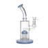 Close-up of the Blue Hittn 8-Arm Tree Perc Bong percolator for smooth, filtered hits. 
