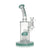 Green Hittn 8-Arm Tree Perc Bent Neck Bong, front view—buy online at Honeybee Herb for smooth filtration and fast shipping.