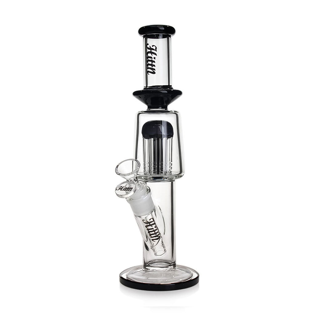 Buy Hittn 8-Arm Tree Perc Bong in black – premium glass bong for smooth hits