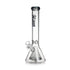 Hittn beaker bong with diffused downstem in black—available at Honeybee Herb. Buy now.