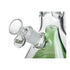 Close-up bowl and joint on green Hittn beaker bong—add to cart at Honeybee Herb. 