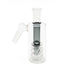 Shop Hittn black gridded 45 Degree drum perc ash catcher – premium glass accessory for bongs, perfect for smoother hits and cleaner session