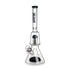 Hittn black glass beaker bong featuring 8-arm tree & pyramid percs – order now for smooth hits. 