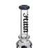 Close-up of Hittn black straight tube bong mouthpiece – buy premium glass bong.