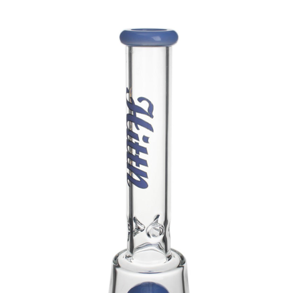  Premium Hittn blue beaker bong base – order 8-arm tree & pyramid perc glass bong online.