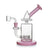 Pink Hittn Cone Top Matrix Perc Bong, front view—buy online at Honeybee Herb; matrix diffusion, premium glass, fast shipping.
