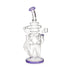 Hittn Cyclone Recycler Dab Rig in purple with pyramid perc—available at Honeybee Herb. Add to cart now.