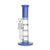 Buy the blue Hittn double honeycomb turbine perc straight tube bong; premium glass, fast shipping.