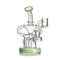 Green Hittn Drum & Cone Chamber Recycler Rig, front view—buy online at Honeybee Herb; smooth recycling, durable glass, fast shipping.