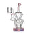  Pink Hittn recycler dab rig with quartz banger—order today, fast shipping.